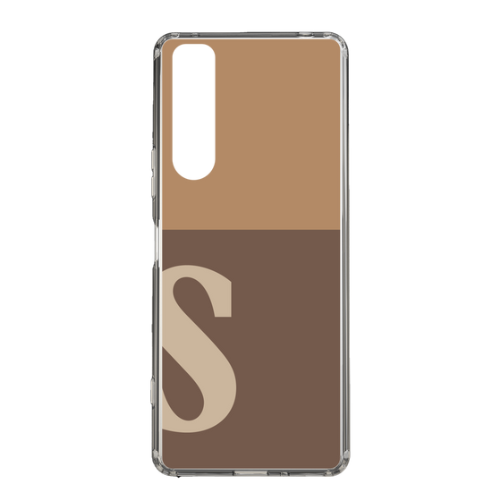 Slim Protection Case［ Original - initial two tone - S brown ］
