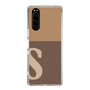 Slim Protection Case［ Original - initial two tone - S brown ］
