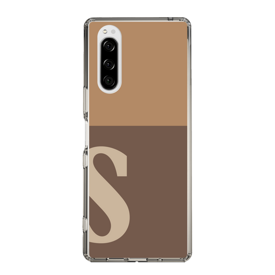 Slim Protection Case［ Original - initial two tone - S brown ］