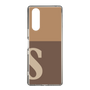 Slim Protection Case［ Original - initial two tone - S brown ］