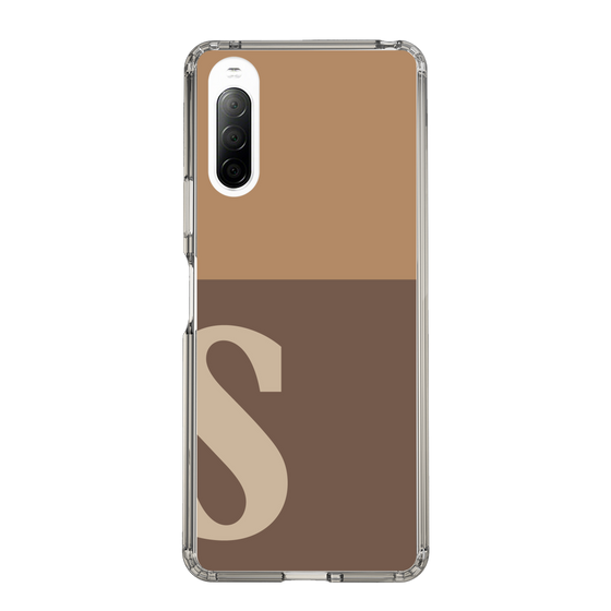 Slim Protection Case［ Original - initial two tone - S brown ］