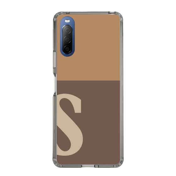 Slim Protection Case［ Original - initial two tone - S brown ］
