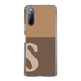 Slim Protection Case［ Original - initial two tone - S brown ］
