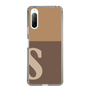 Slim Protection Case［ Original - initial two tone - S brown ］