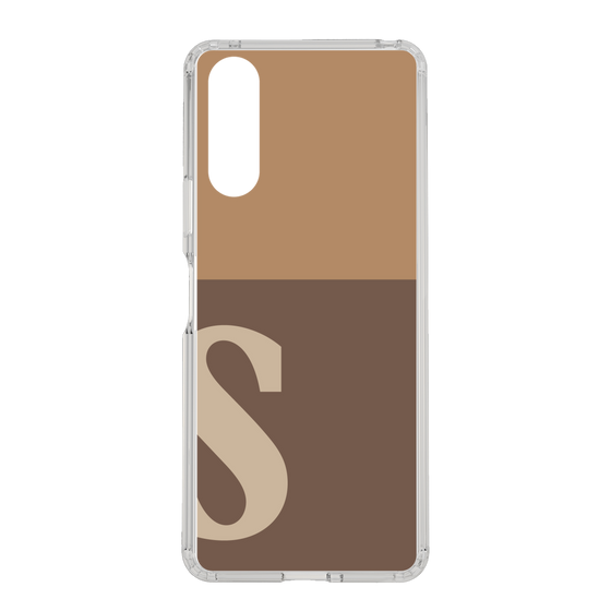 Slim Protection Case［ Original - initial two tone - S brown ］