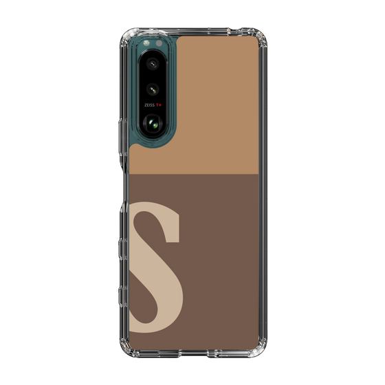 Slim Protection Case［ Original - initial two tone - S brown ］
