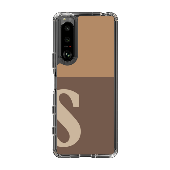 Slim Protection Case［ Original - initial two tone - S brown ］