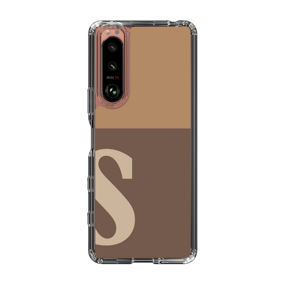 Slim Protection Case［ Original - initial two tone - S brown ］