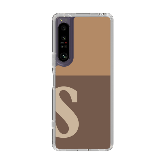 Slim Protection Case［ Original - initial two tone - S brown ］