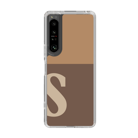 Slim Protection Case［ Original - initial two tone - S brown ］