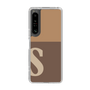 Slim Protection Case［ Original - initial two tone - S brown ］
