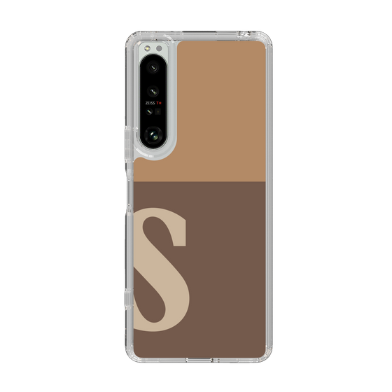 Slim Protection Case［ Original - initial two tone - S brown ］