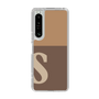 Slim Protection Case［ Original - initial two tone - S brown ］
