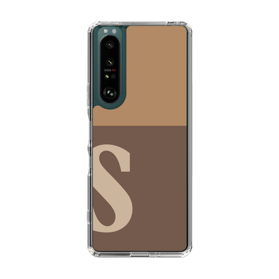 Slim Protection Case［ Original - initial two tone - S brown ］
