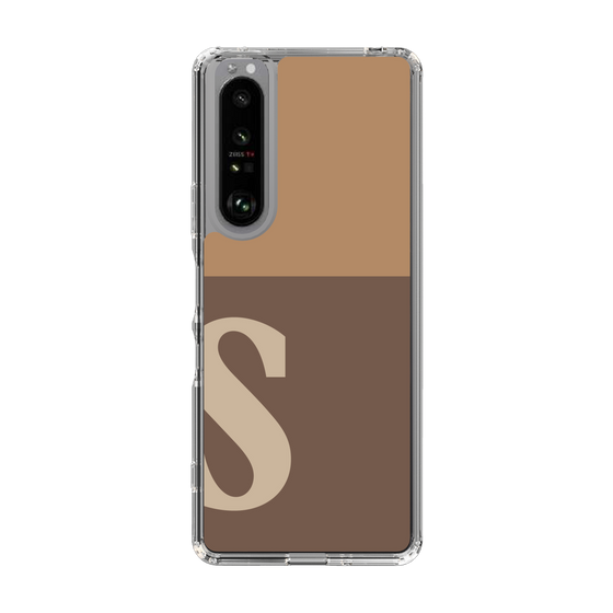 Slim Protection Case［ Original - initial two tone - S brown ］