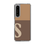 Slim Protection Case［ Original - initial two tone - S brown ］