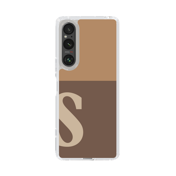 Slim Protection Case［ Original - initial two tone - S brown ］