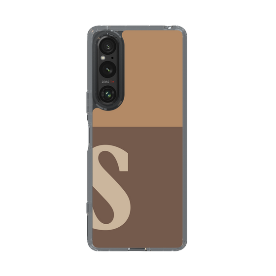 Slim Protection Case［ Original - initial two tone - S brown ］