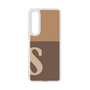 Slim Protection Case［ Original - initial two tone - S brown ］