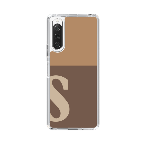 Slim Protection Case［ Original - initial two tone - S brown ］