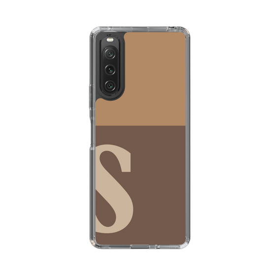 Slim Protection Case［ Original - initial two tone - S brown ］