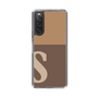 Slim Protection Case［ Original - initial two tone - S brown ］