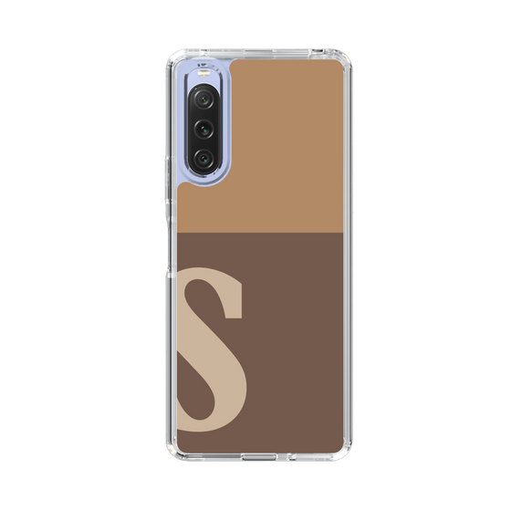 Slim Protection Case［ Original - initial two tone - S brown ］