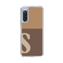Slim Protection Case［ Original - initial two tone - S brown ］
