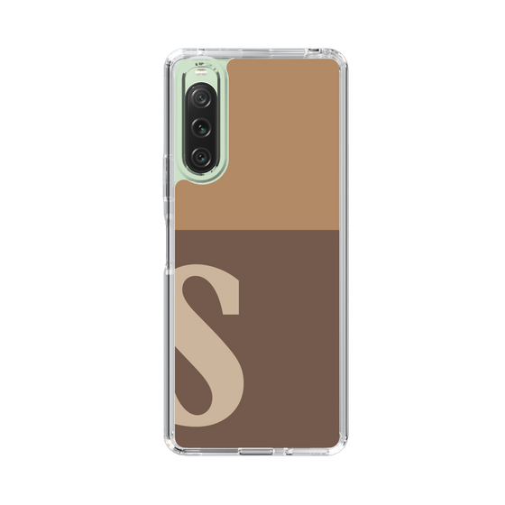 Slim Protection Case［ Original - initial two tone - S brown ］