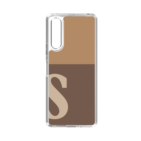 Slim Protection Case［ Original - initial two tone - S brown ］