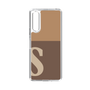 Slim Protection Case［ Original - initial two tone - S brown ］