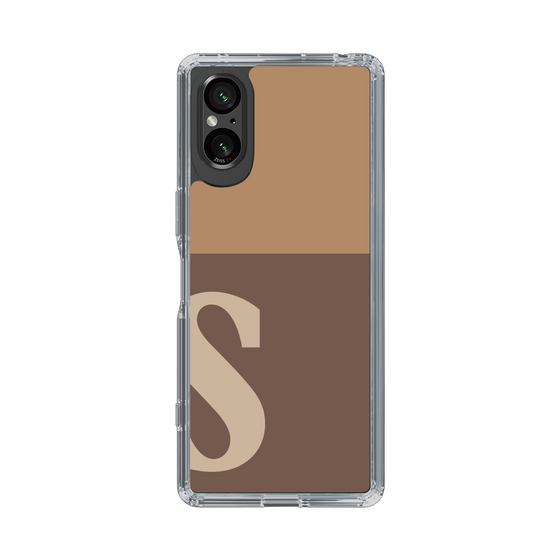 Slim Protection Case［ Original - initial two tone - S brown ］