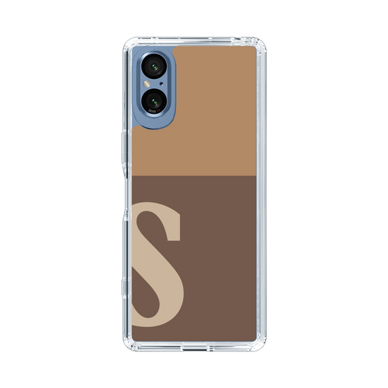 Slim Protection Case［ Original - initial two tone - S brown ］