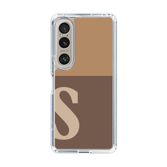 Slim Protection Case［ Original - initial two tone - S brown ］