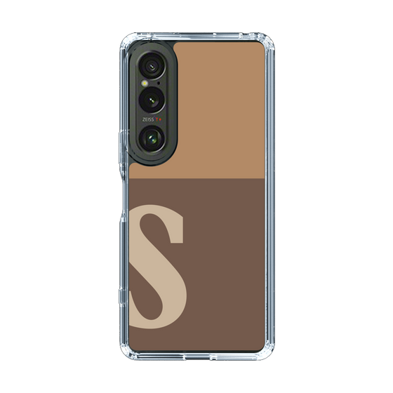 Slim Protection Case［ Original - initial two tone - S brown ］