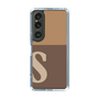 Slim Protection Case［ Original - initial two tone - S brown ］