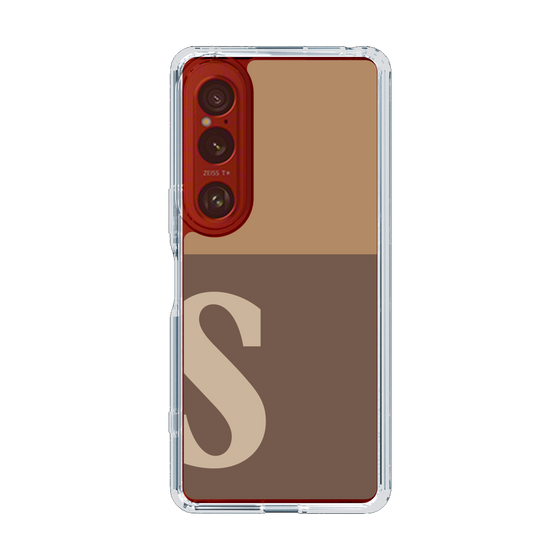 Slim Protection Case［ Original - initial two tone - S brown ］