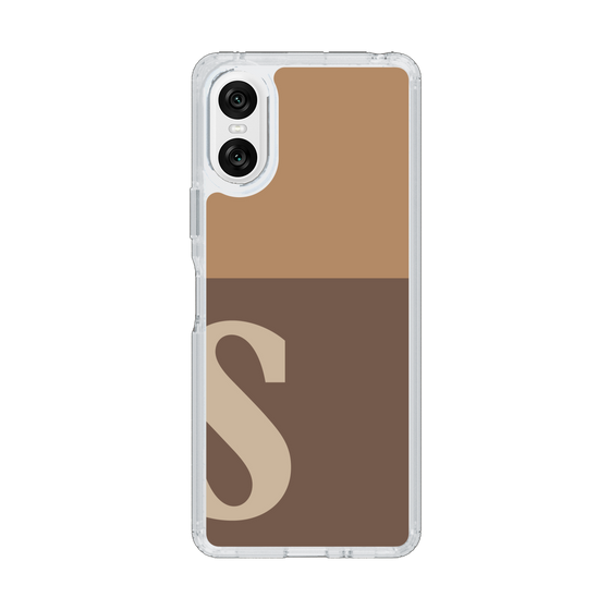 Slim Protection Case［ Original - initial two tone - S brown ］