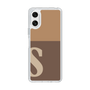 Slim Protection Case［ Original - initial two tone - S brown ］