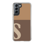 Slim Protection Case［ Original - initial two tone - S brown ］