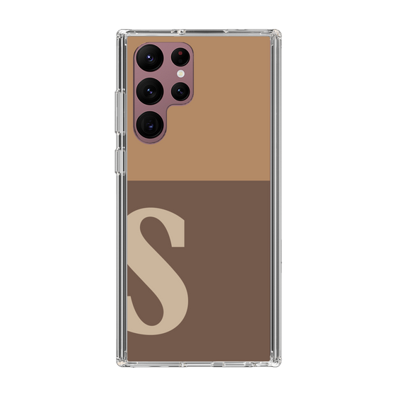 Slim Protection Case［ Original - initial two tone - S brown ］