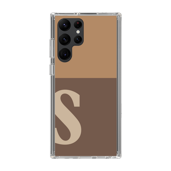 Slim Protection Case［ Original - initial two tone - S brown ］
