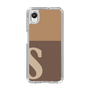 Slim Protection Case［ Original - initial two tone - S brown ］