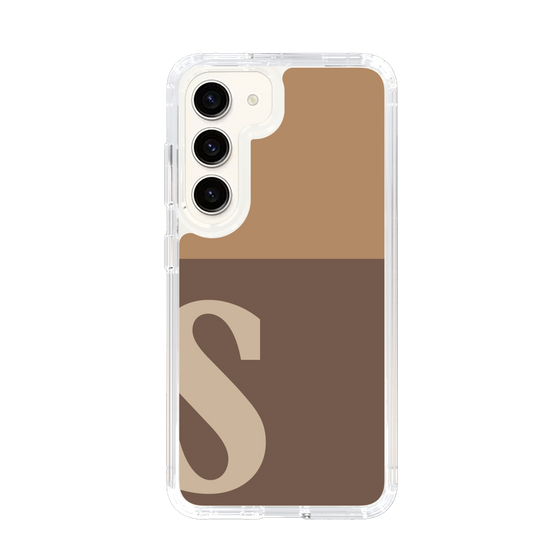 Slim Protection Case［ Original - initial two tone - S brown ］