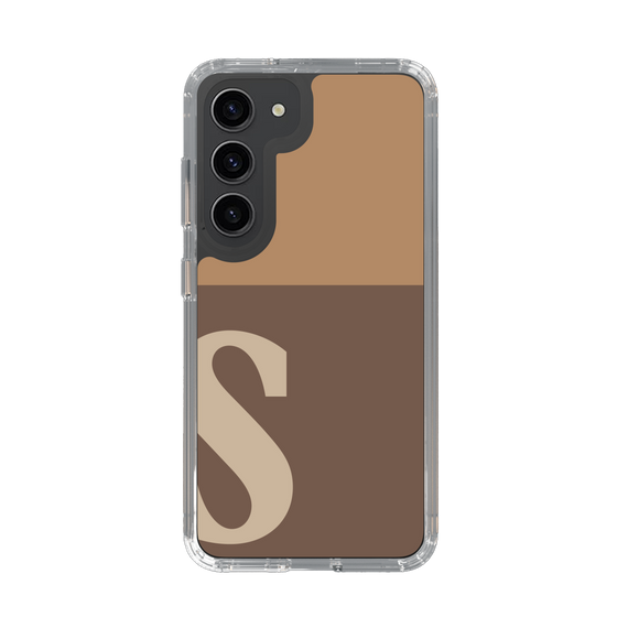 Slim Protection Case［ Original - initial two tone - S brown ］