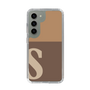 Slim Protection Case［ Original - initial two tone - S brown ］