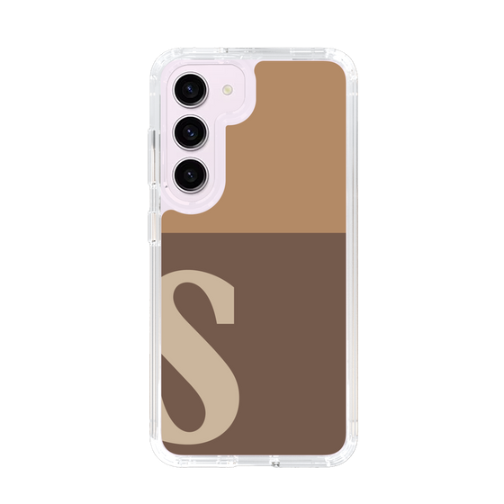 Slim Protection Case［ Original - initial two tone - S brown ］
