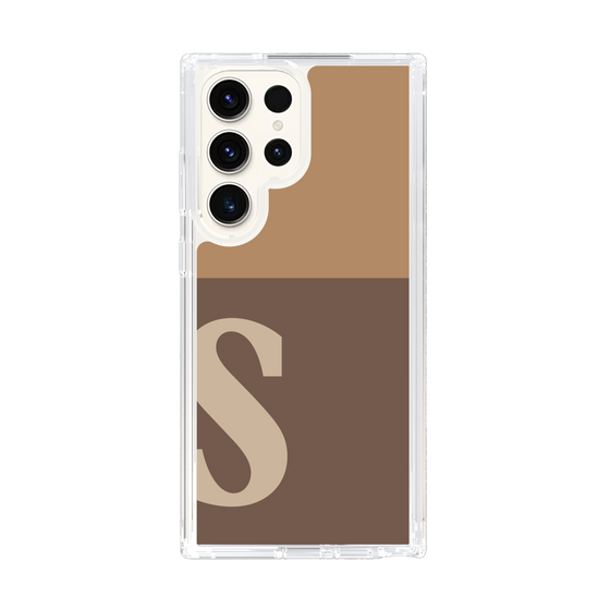 Slim Protection Case［ Original - initial two tone - S brown ］