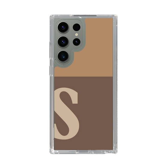 Slim Protection Case［ Original - initial two tone - S brown ］