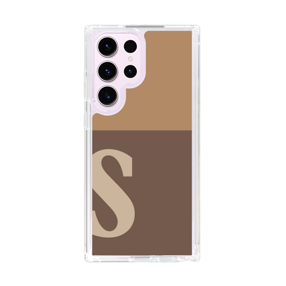 Slim Protection Case［ Original - initial two tone - S brown ］
